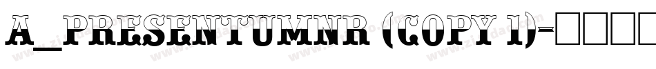 a_PresentumNr (COPY 1)字体转换